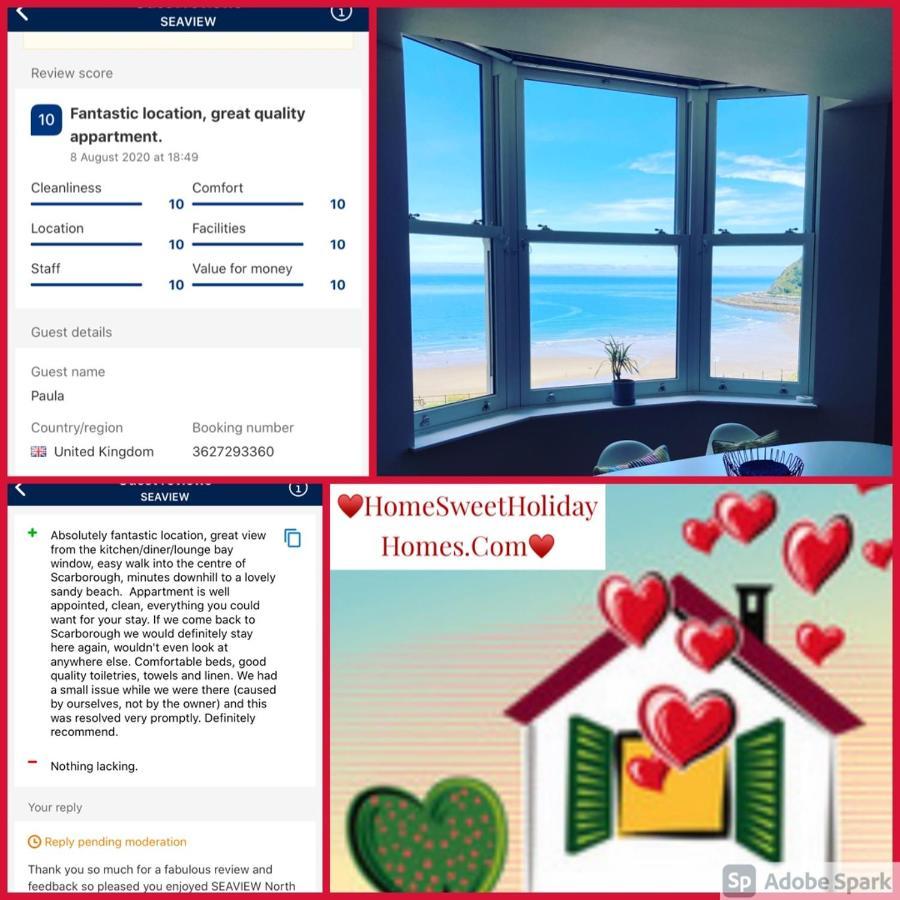 Seaview North Bay Holiday Home Apartment سكرابورو المظهر الخارجي الصورة